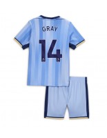 Tottenham Hotspur Archie Gray #14 Venkovní dres pro děti 2024-25 Krátký Rukáv (+ trenýrky)